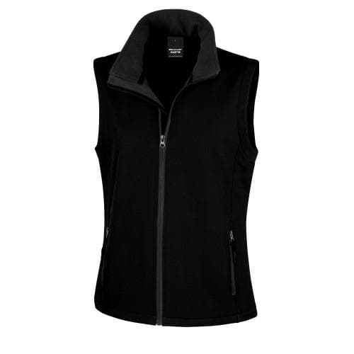 Result Core dames/dames printbare softshell bodywarmer cm