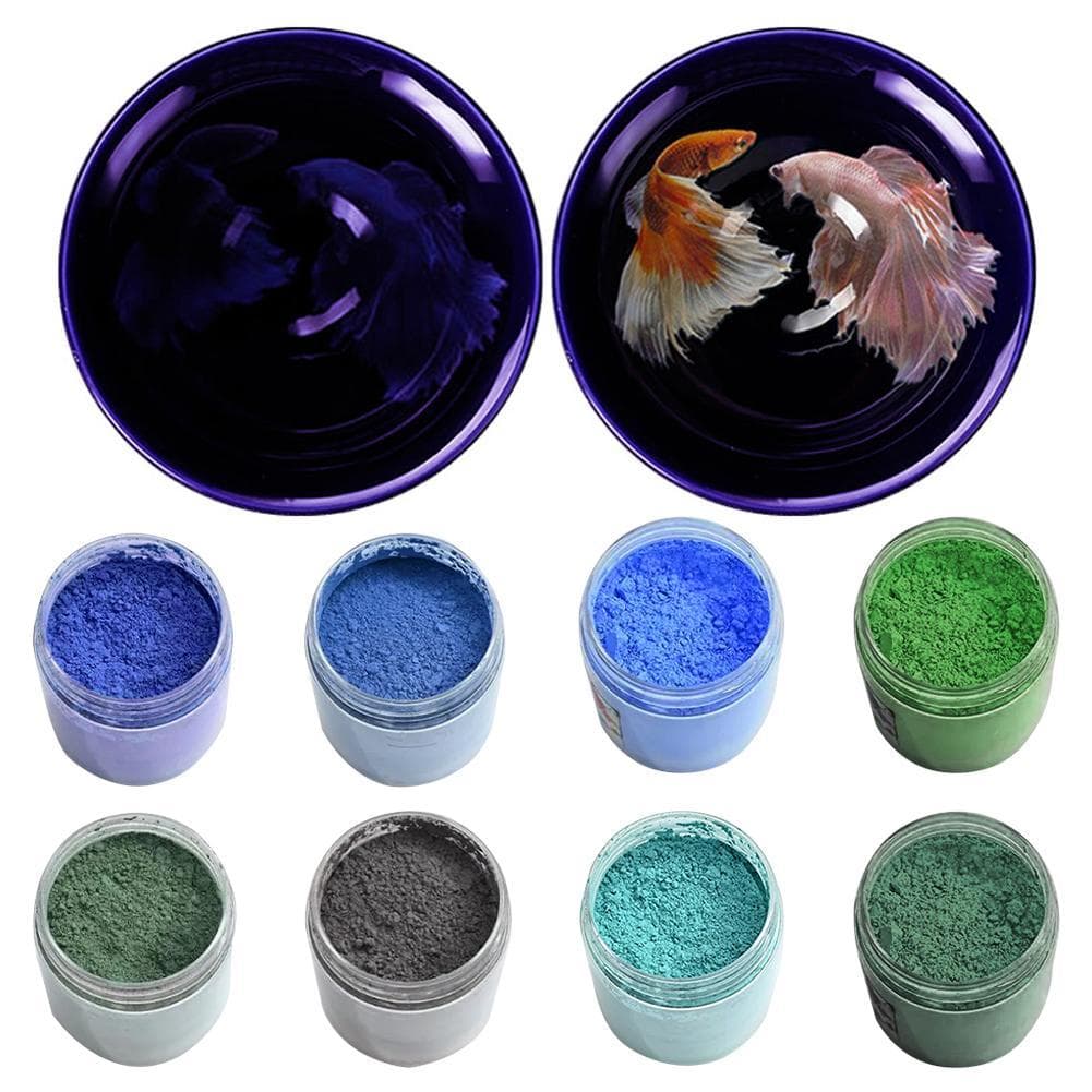 10g Kameleon Pigment Acrylverf Poedercoating Voor Autolak Autokameleon Poeder Knutselen Nageldecoraties Kunst O3M7 rozerode kleur