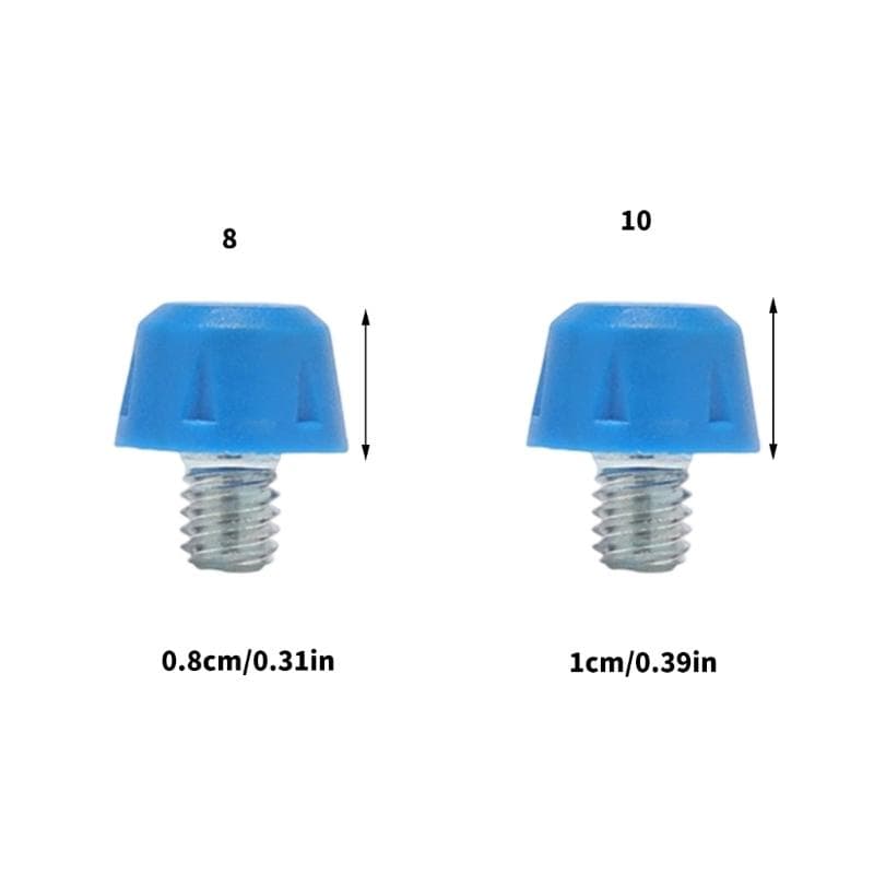 12 stuks Voetbalschoen Noppen Voetbalschoen Stud Vervanging Voetbalschoen Noppen Voetbalschoen Accessoires cm blauw