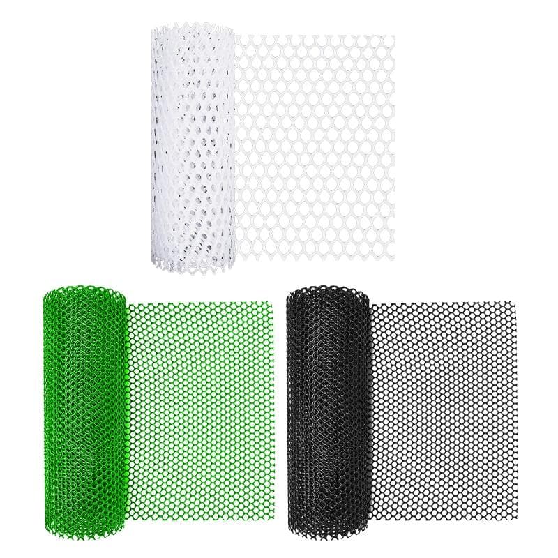 Plastic Tuinafheining Net Hol Ademend Zeshoekige Vorm Gaas Accessoire voor Aquatische Producten Pluimveefokkerij Benodigdheden wit