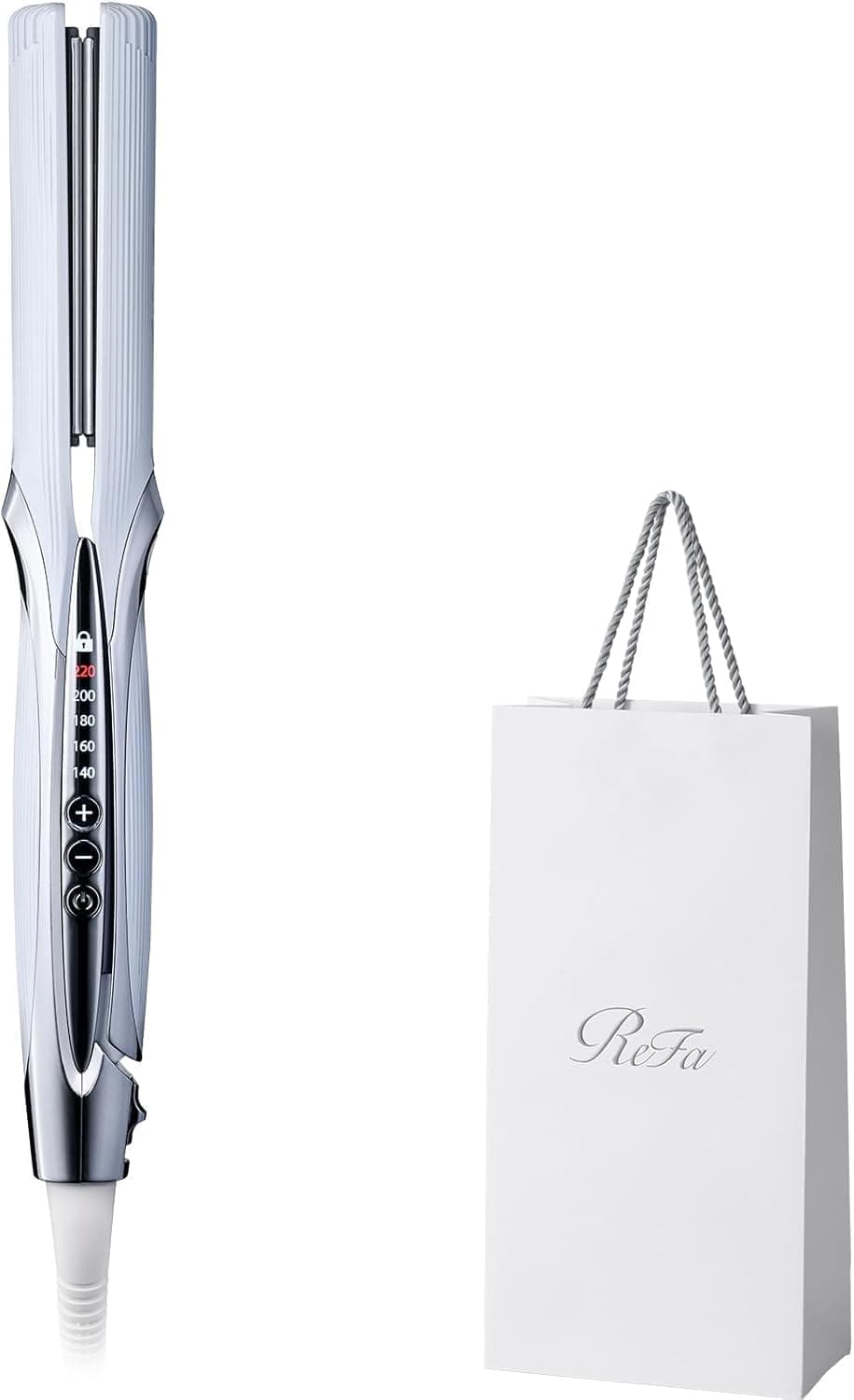 Moederdagcadeau - ReFa Straight Iron Pro (Wit) Gids voor Haaranrichting Inclusief Shopper.