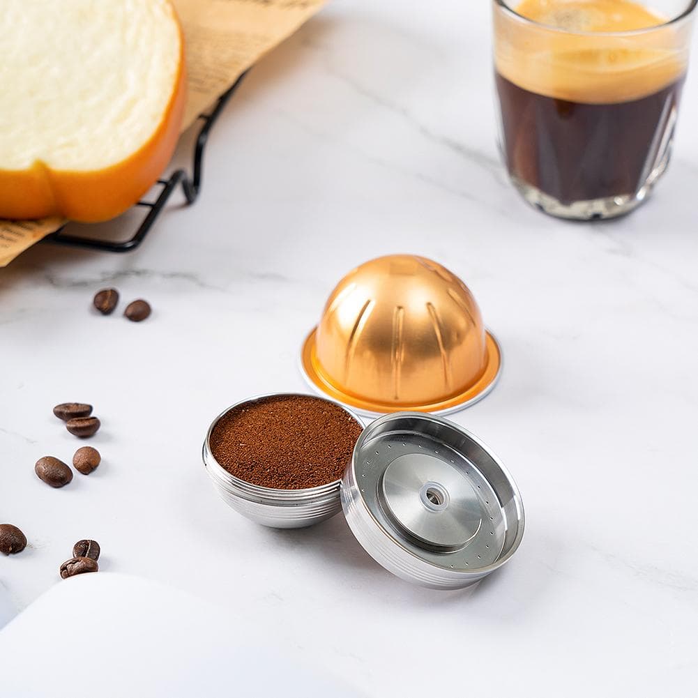 Voor Nespresso Vertuoline Pop Vertuo Next Koffiezetapparaat Herbruikbare Capsule Koffiefilter met Originele Pods Roestvrij Staal