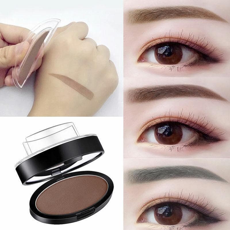 Natuurlijke vorm wenkbrauwpoeder stempel waterdicht snel wenkbrauwverfpalet make-up sup