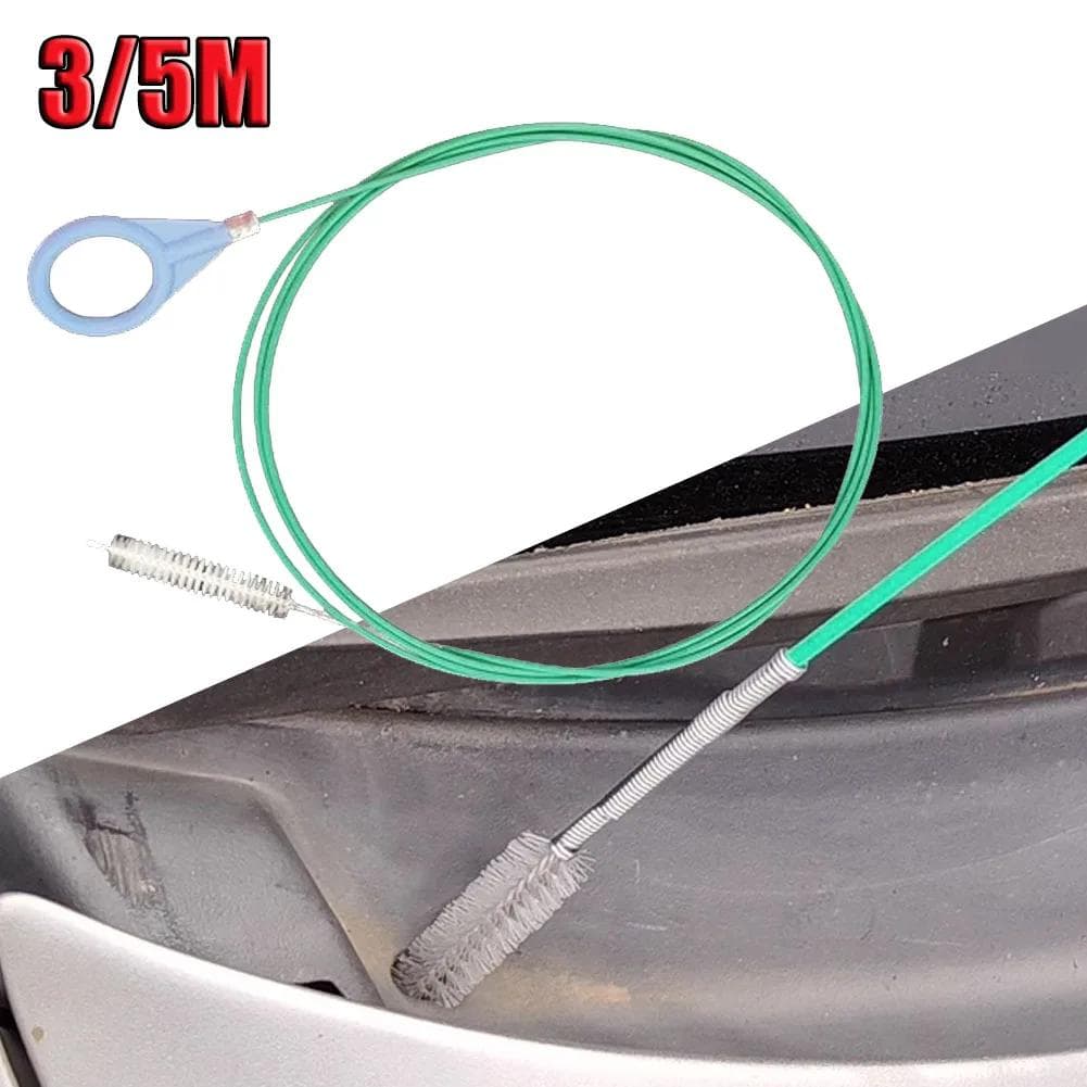 3m/5m Auto Afvoerbagger Reinigingsschrobborstel Auto Schuifdak Lange Slangen Detailgereedschap Spiraalreiniger Voor BMW voor Mercedes Benz