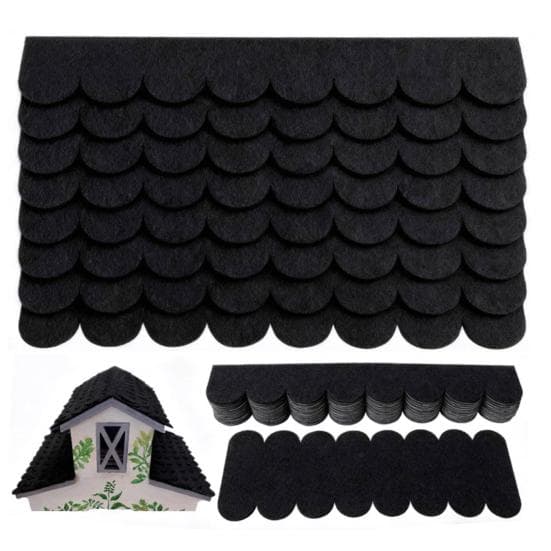 21/32/53 Stuks Dakvilt Dakshingles Zelfklevend Waterdicht Snijdbaar Mini Dakshingles Vogelhuis Nestkast Dakvilt cm