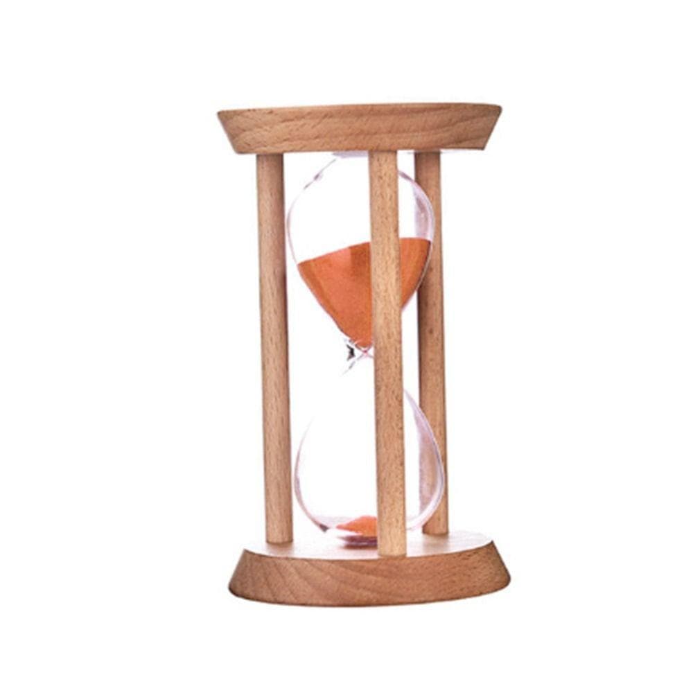 Duurzaam Stabiele Verbinding Houten Zandloper Houten Geen Vervorming Ronde Zandloper Timers 5 Kleuren 1/3/5 Minuten Timer Kinderen paars