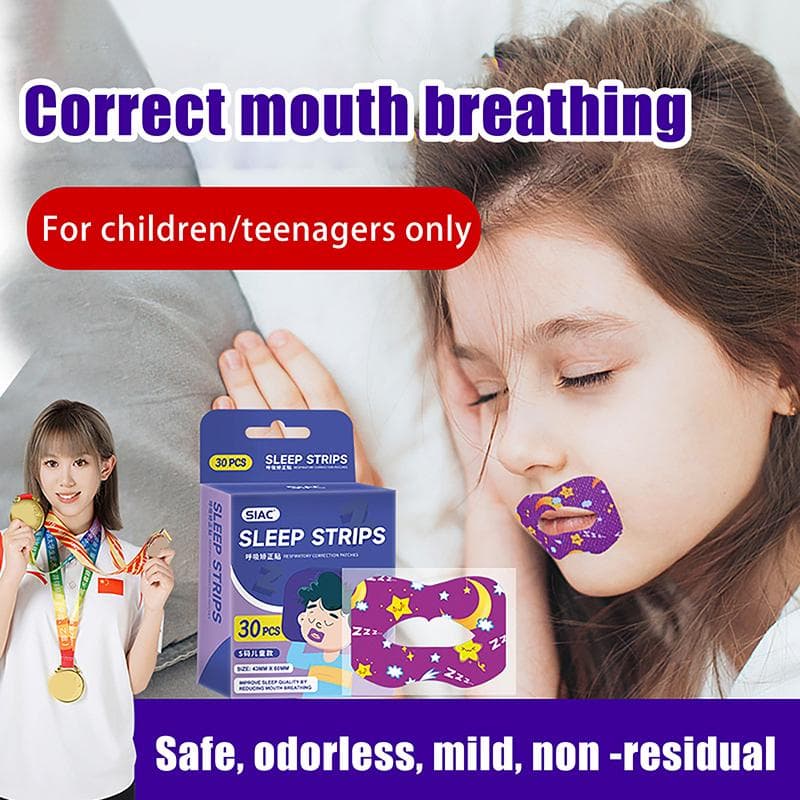 30 STUKS Kinderen Anti-snurkstickers Mondcorrectie Stickers Anti-snurk Ademhaling Orthose Mondsticker Verbeter Nachtrust