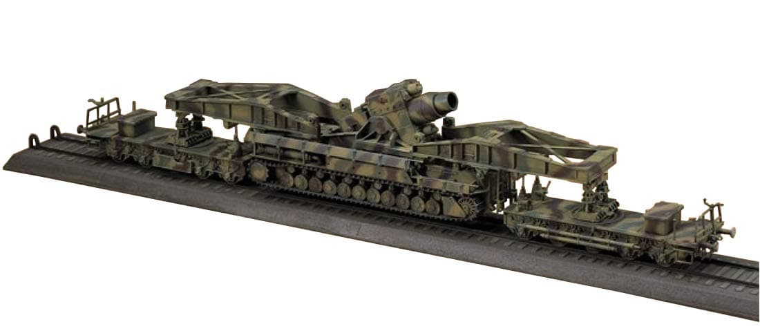 Hasegawa Duitse Leger 60cm Mortier Karl Productietype Transportkar Plastic Modelbouw Kit MT57 1/72 Zelfrijdend met