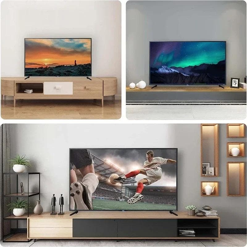 32-65 Inch Universele TV Voet Sokkel Voeten TV Standaard Beugel Tafelblad Desktop Beugel Accessoires Met Schroefsets