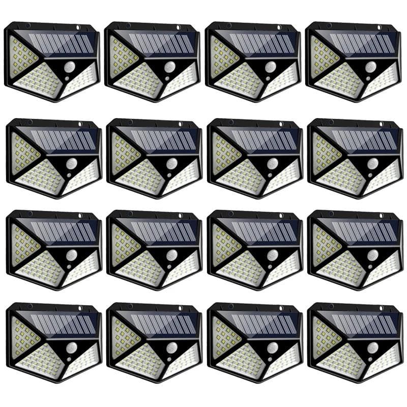 100 Led Solar Light Beveiliging Outdoor Solar Wandlamp PIR Bewegingssensor Lamp Waterdicht Solar Licht Voor Tuindecoratie