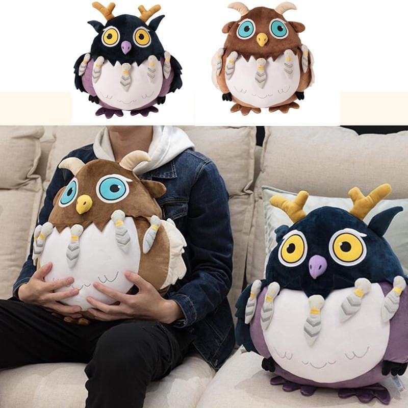 47cm WOW Moonkin Hatchling Pluche Speelgoed Cartoon Knuffeldier The Alliance Horde Warcraft Moonkin Verjaardagscadeau bruin