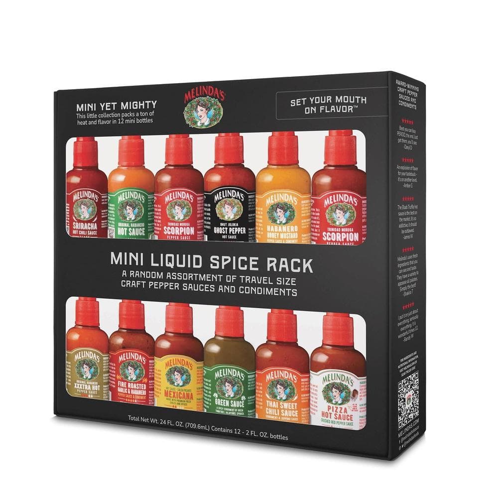12-pak Mini Hot Sauce Proeverij Reisformaat Variatie Set Uniek Cadeau Spice Liefhebbers