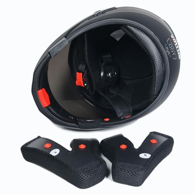 Helm LVS Helm Jiekai Integraalhelm Met Blootliggende Oorvoering 905/ Offroad Helm Oorvoering antieke bronskleur