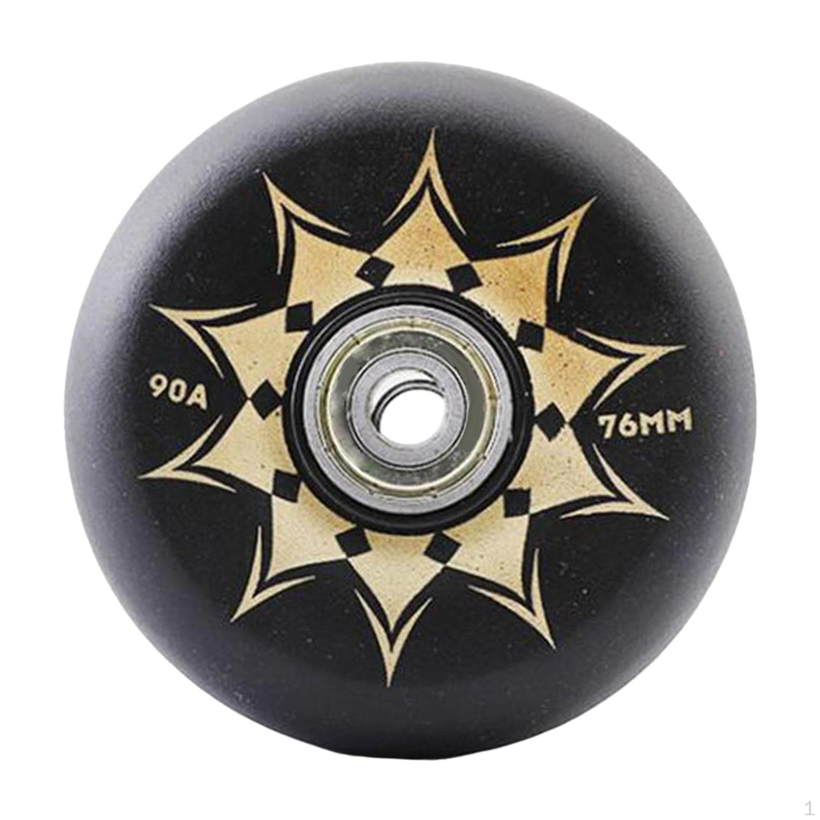76mm Inline Skateboard Wiel Vervanging met Abec 9 Lager Oefenwielen 90A