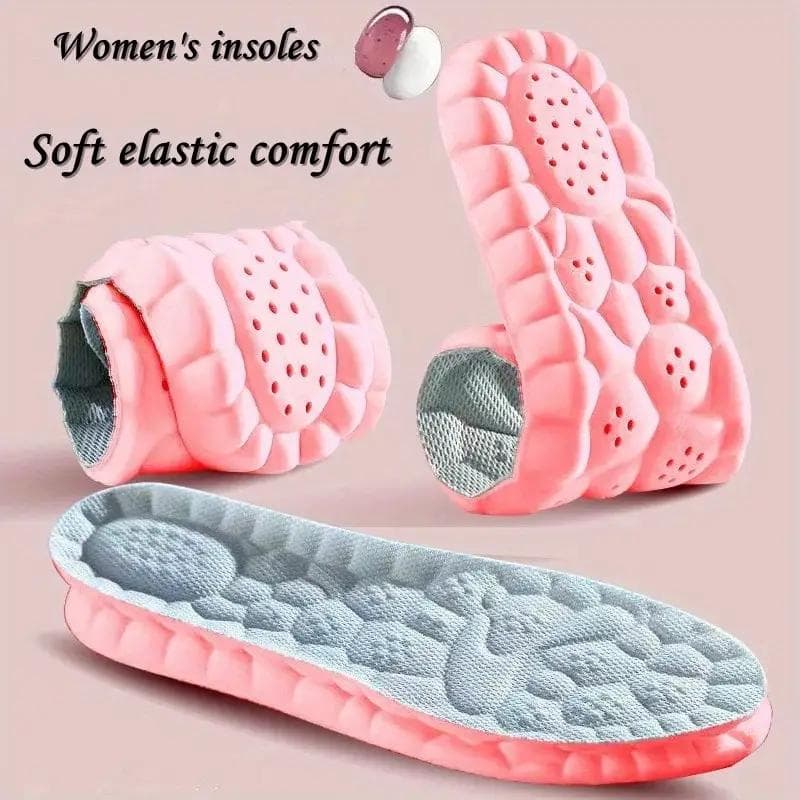 4D Massage Inlegzolen Superzachte Sportschoenen Inlegzool voor Voeten Hardloopmandjes Schoenzool Boogondersteuning Orthopedische Inlegzolen Unisex cm