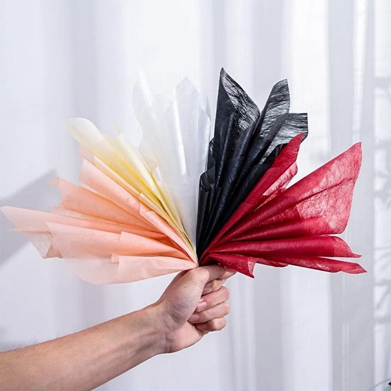 40 Stuks/Set Bloemboeket Verpakkingsmaterialen Koreaans Uittrekbaar Melkkatoenpapier Bloem Verpakking Voeringpapier