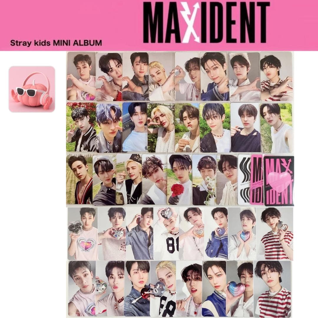 STRAY KIDS Mini Album 'MAXIDENT' OFFICIËLE FOTOKAART