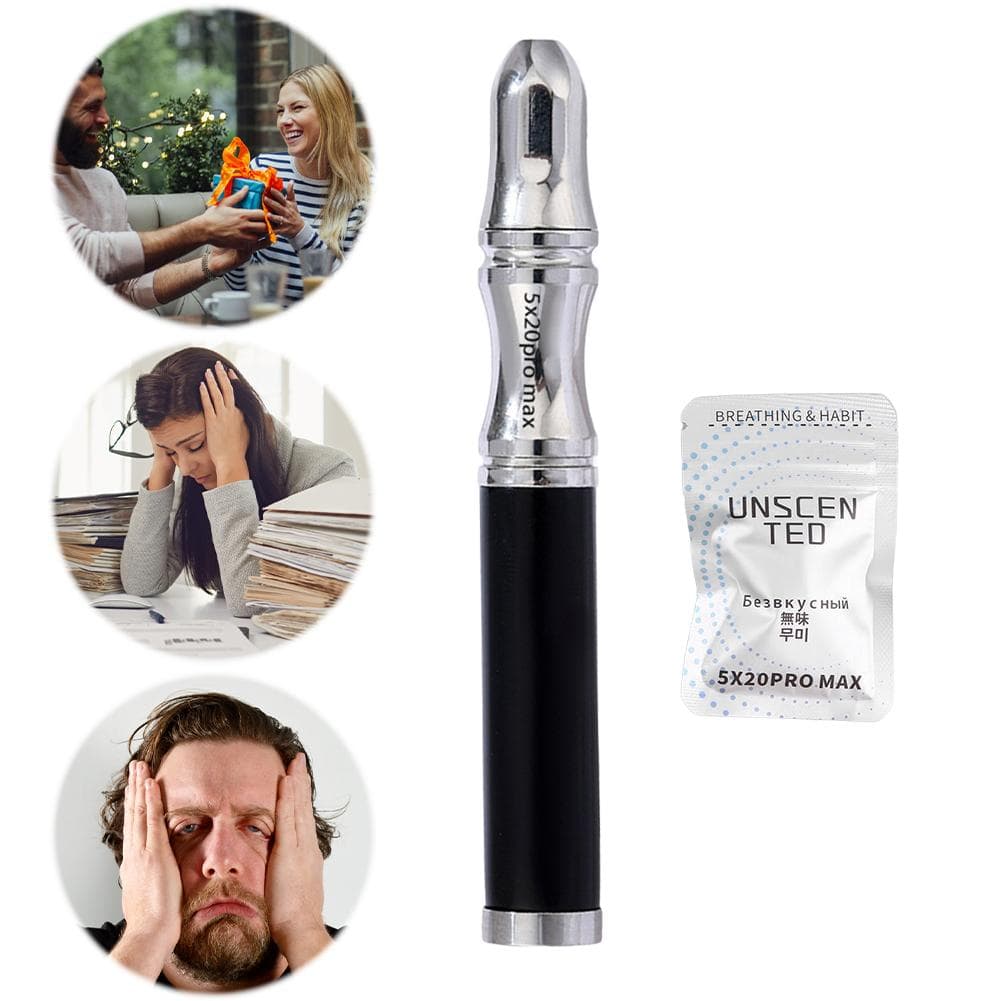 Stress Angst Verlichting Stoppen met Roken Stick Stoppen met Roken Hulpmiddelen Mindfulness Ademhalingsregulatie Tool met Adem Stick Luchtinhalator pa