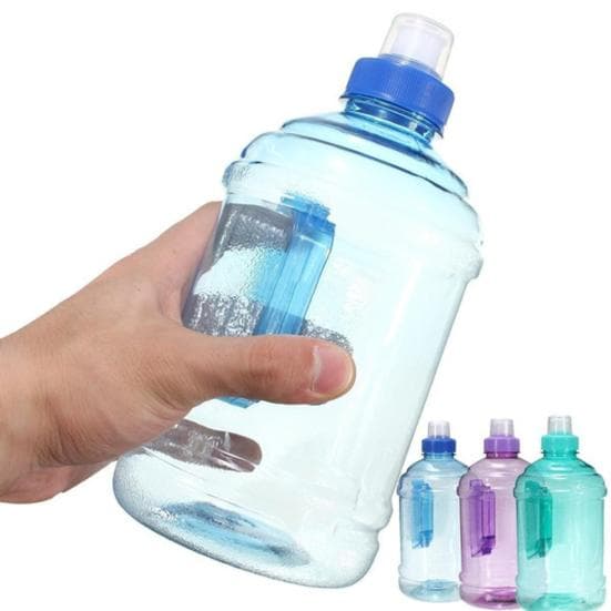 2L Grote Capaciteit Buiten Sport Hardlopen Training Drinkwater Fles Beker Waterkoker