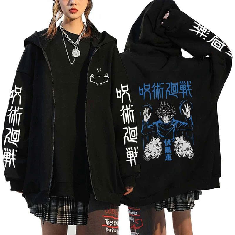 Anime Jujutsu Kaisen Fushiguro Megumi hoodies cm