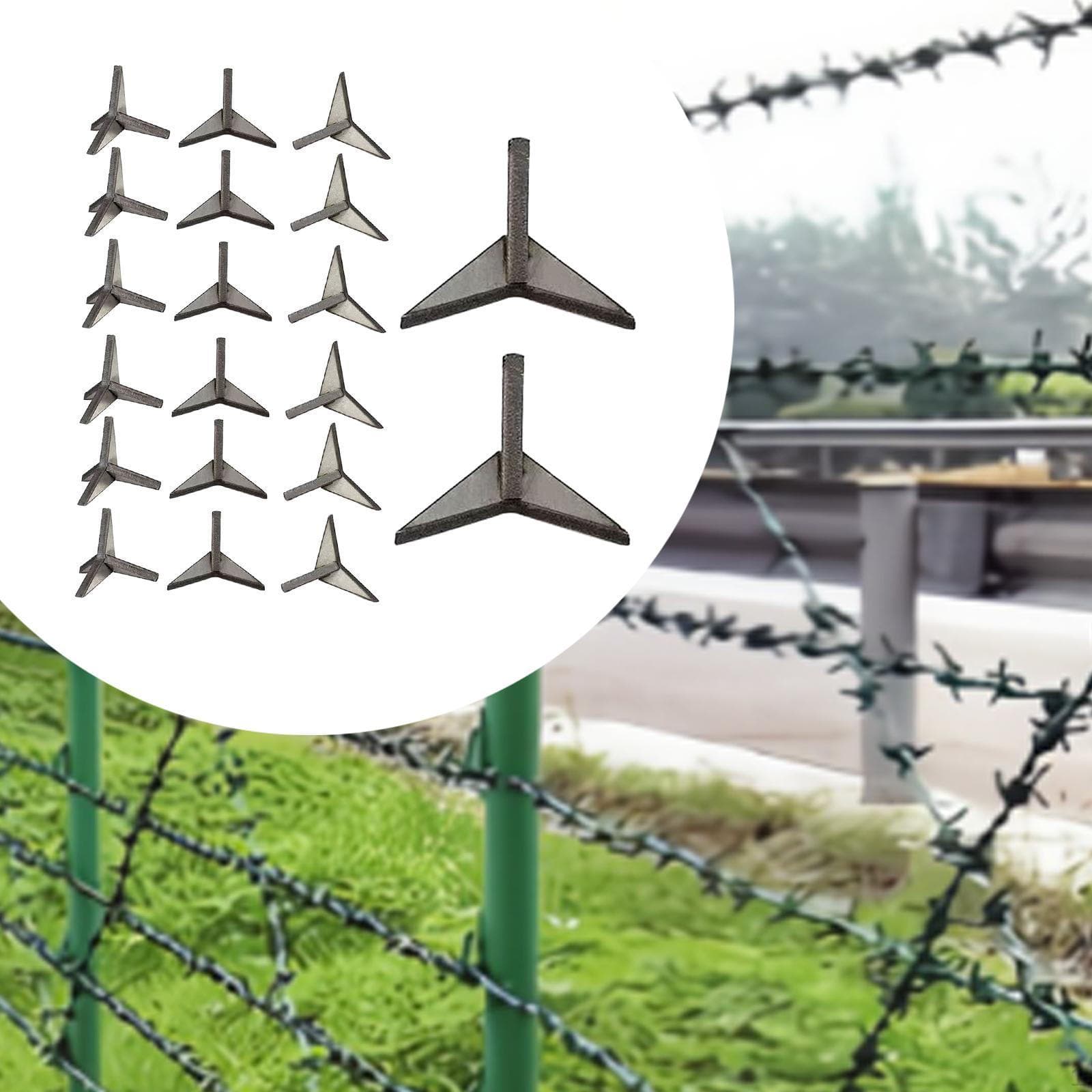 20 Stuks Trigger Spikes Grond Anti Vogels Beveiliging Auto Voertuig Pagode Nagel Driehoek voor