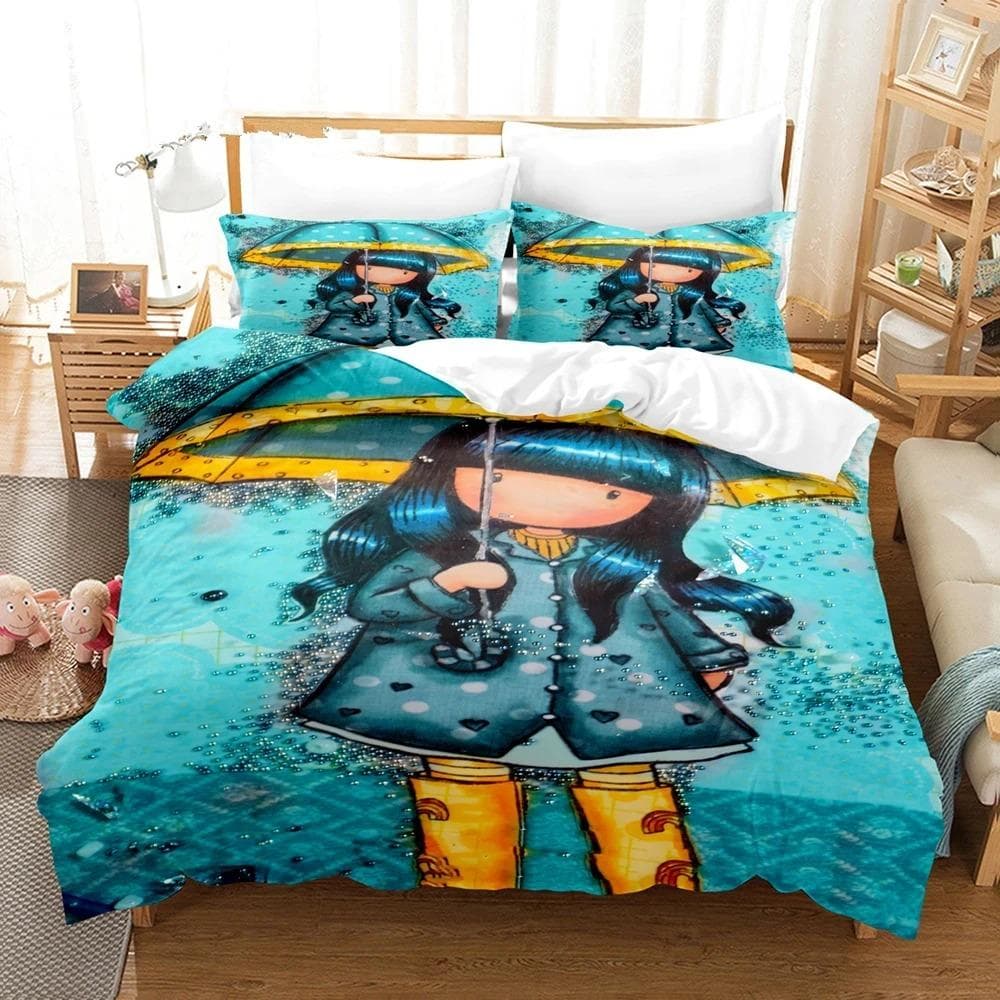 Santoro Gorjuss Dekbedovertrek Collectie Full Queen King Size Anime Mooi Meisje Beddengoed Collectie 3D Print Santoro Gorjuss Meisjes Dekbedovertrek