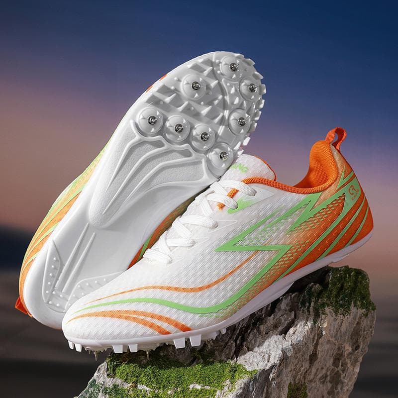 Professionele Nagel Hardloopschoenen Heren Ademend Spikes Baanschoenen Dames Sprint Schoenen Outdoor Antislip Snelheid Atletiek Sneakers cm