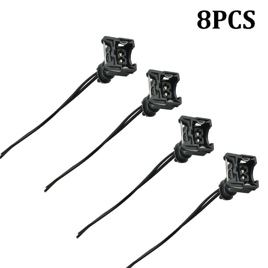 Nieuwe Universele 8PCS Brandstof Injector Connector Bedrading Stekkers Clips Geschikt Voor EV1 OBD1 Pigtail Knip & Las