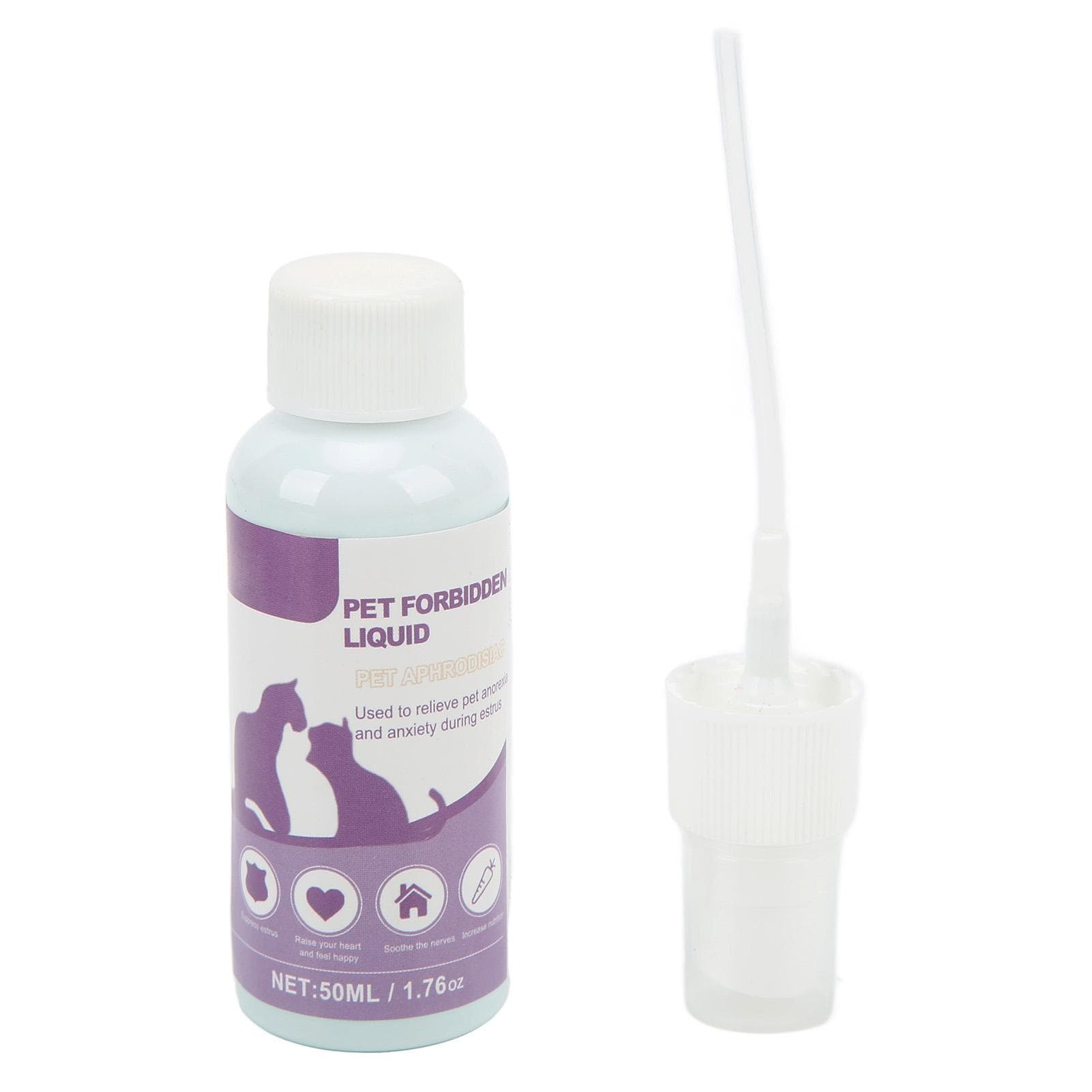 Kalmerende spray met feromonen voor huisdieren, verbetert oestrusagitatie en verlicht angst bij huisdieren, spray voor katten en honden (50 ml)