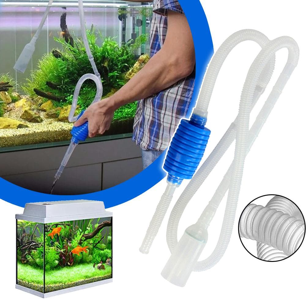 Aquarium Sifon Vistentank Sifon Stofzuiger Pomp Semi-automatische Waterverversing Wisselaar Waterfilter Pomp Reinigingsaccessoires