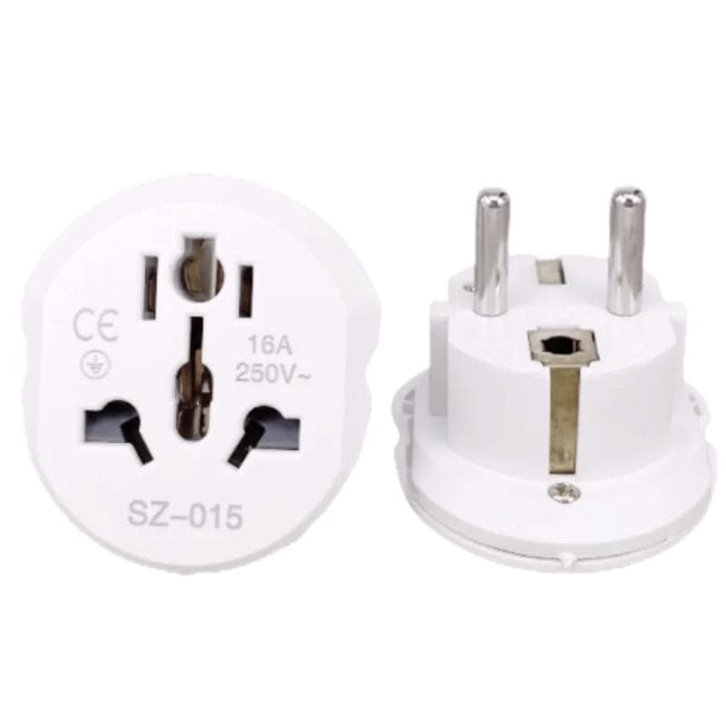 16A Universele Eu Reisadapter Euro Converter Uk Us Au Naar Eu AC Stopcontact Stekker Reislader Adapter Converter 250V