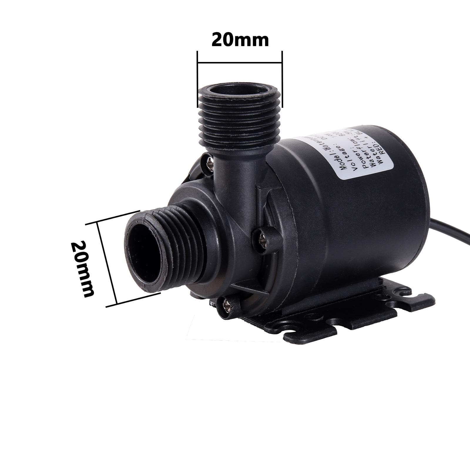 DC 12/24V Waterpomp Hoge Druk Ultra Stil 800L/H Laag Geluidsniveau Pomp Aquarium Watercirculatie Kleine Boosterpomp 1St