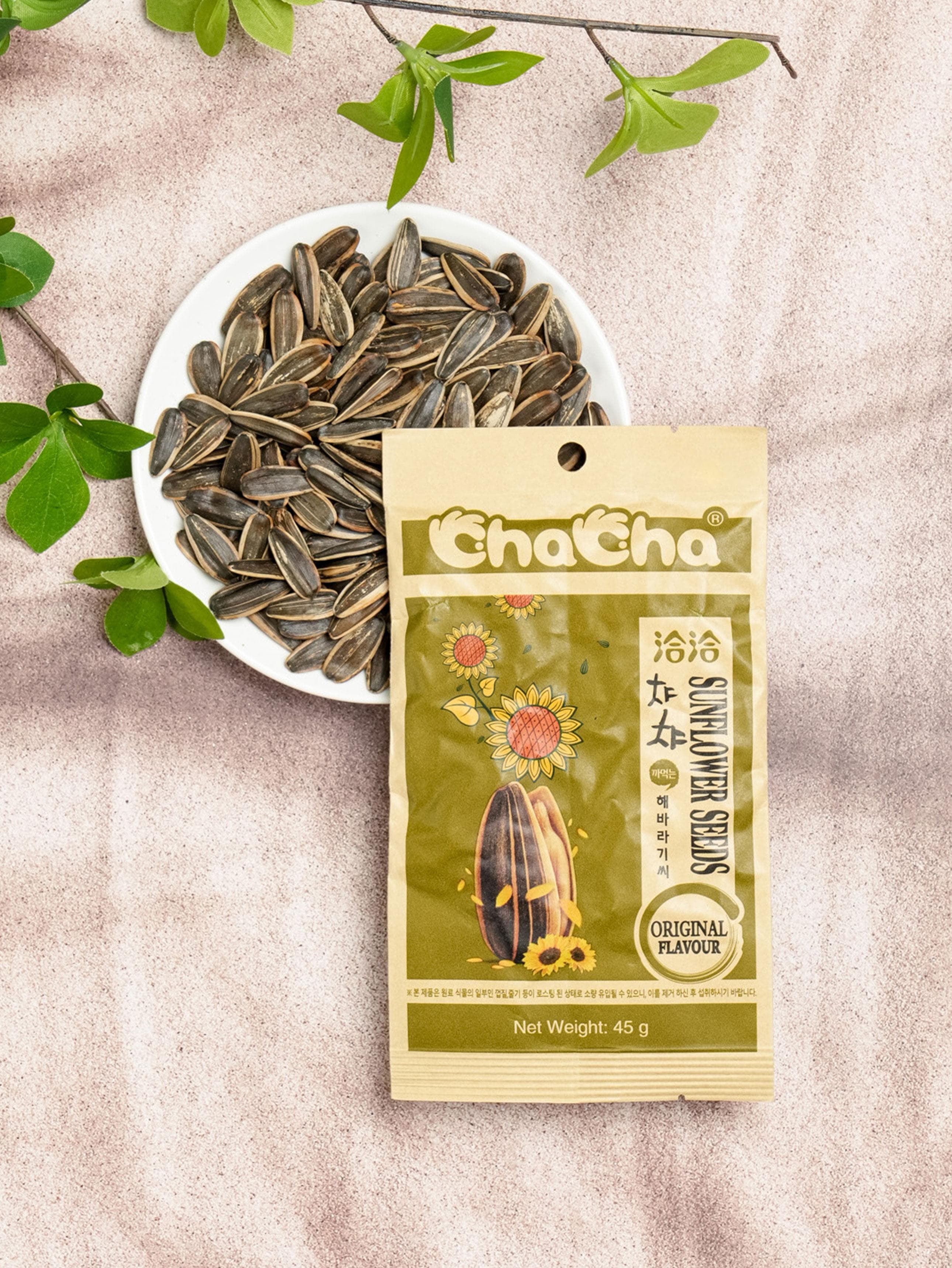 Chacha Geroosterde Hartige Zonnebloempitten 45g