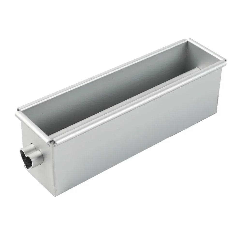 Maak indruk op uw gasten Uniek Vloeiend Hart Design Vierkante Broodvorm van Aluminiumlegering Geweldig voor DIY Taart Bakken