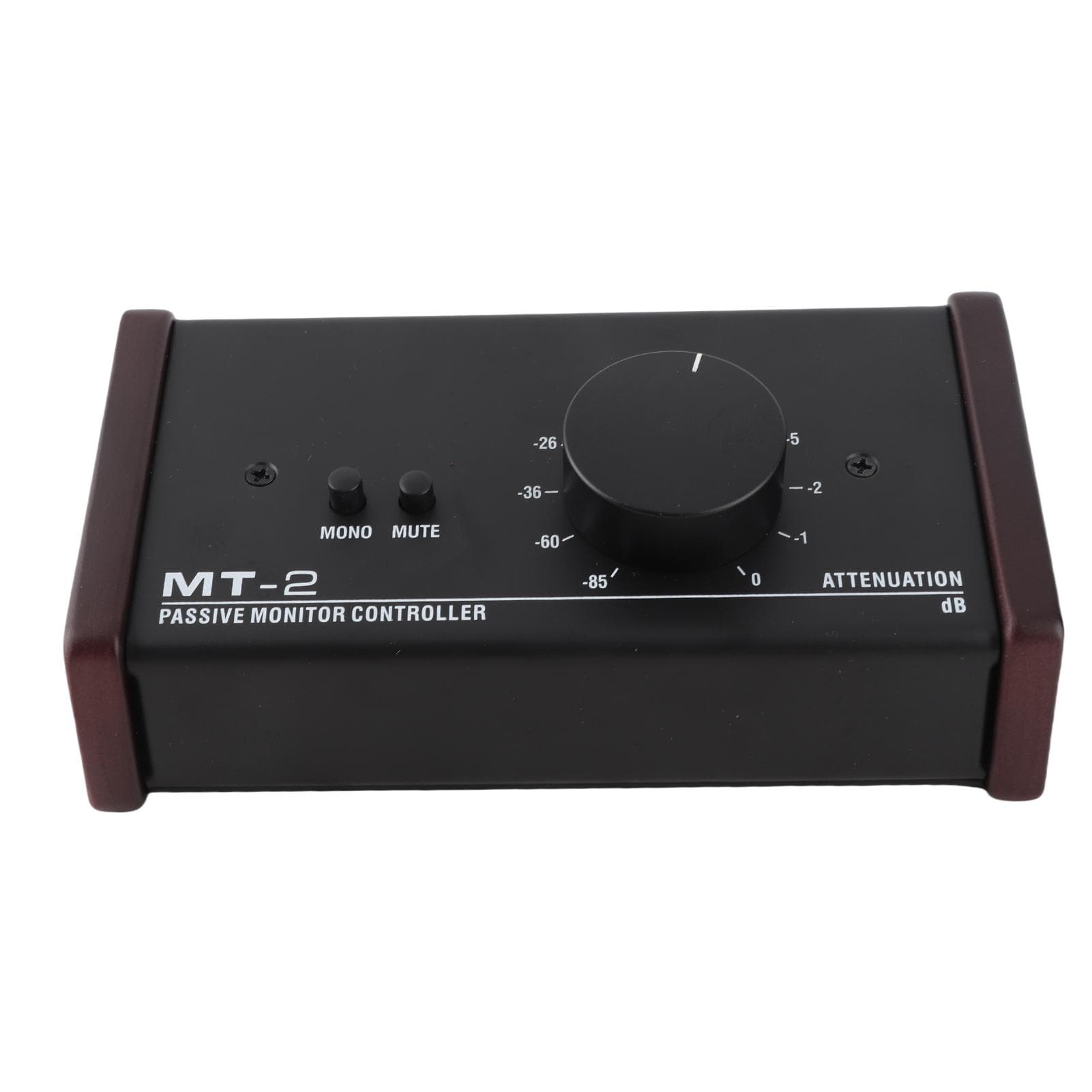 Passieve Monitor Controller XLR en 3.5mm Interface Grote Volumeknop Mute Controle Passieve Stereo Volumeregelaar