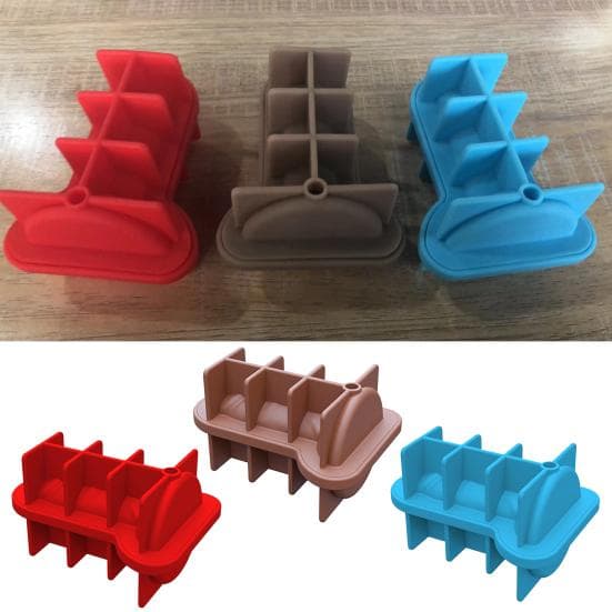 Volwassen Prank IJsblokjesvorm Bakje Nieuwigheid Siliconen DIY Vorm Tool voor Whiskey Cocktails blauw
