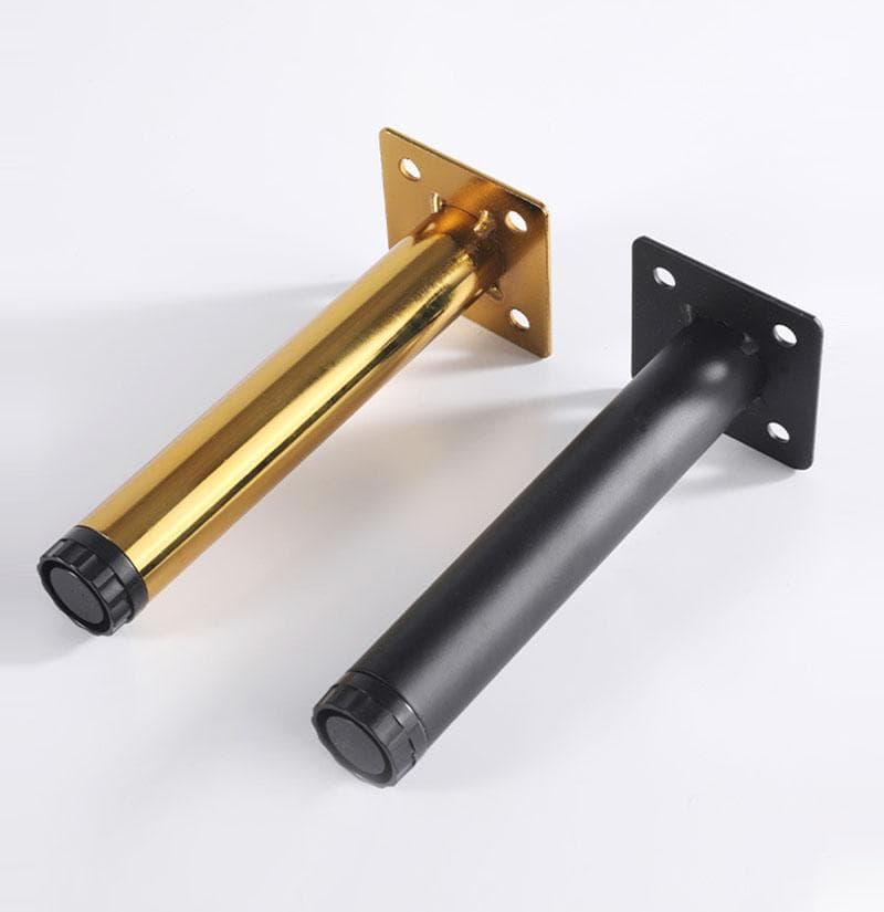 4 stuks verstelbare metalen meubelpoten voor tv-kast, kast, koffie, thee, barkruk, stoelpoten, hoog, 10/12/13/15/17/18 cm met schroef