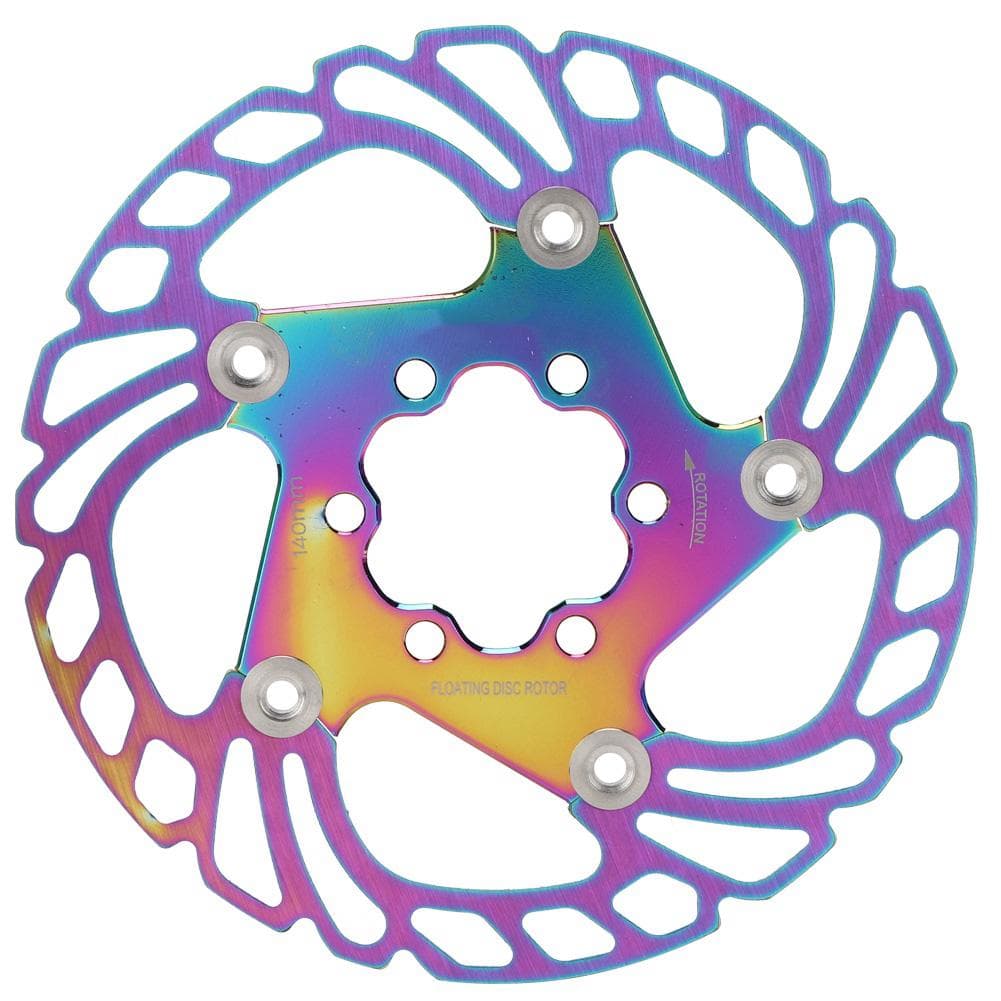 Fiets Schijfrem Rotoren 6 Nagels Fietsaccessoire voor Mountainbike Plating Kleur 140MM