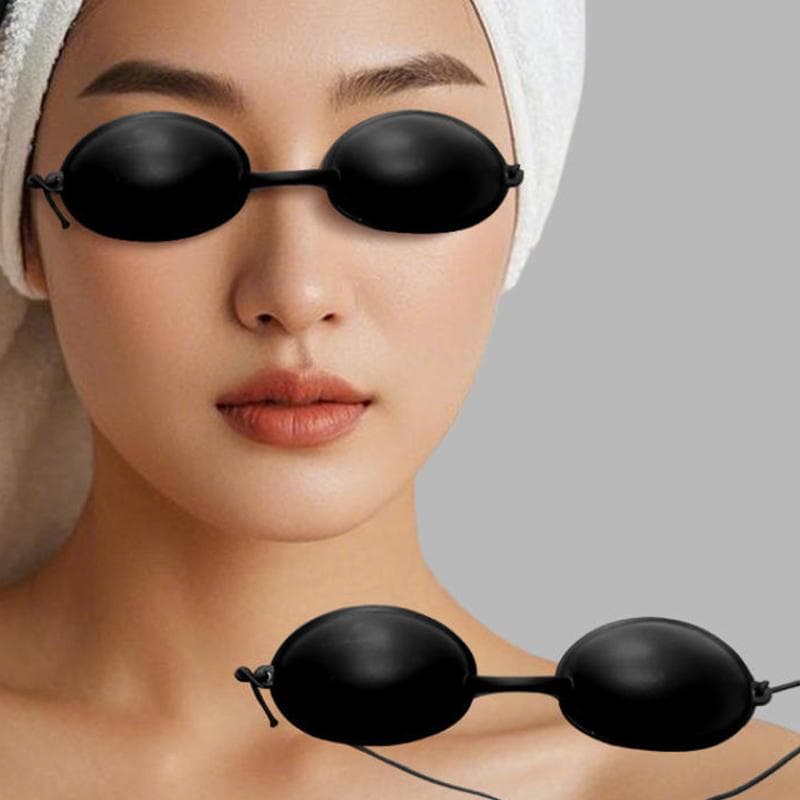 Zachte Siliconen Beschermende Oogbril Voor IPL Laser LED UV Lamp Behandeling Flexibele UV Oogbescherming Zonnebank Bruiningsbril Oogkleding transparan