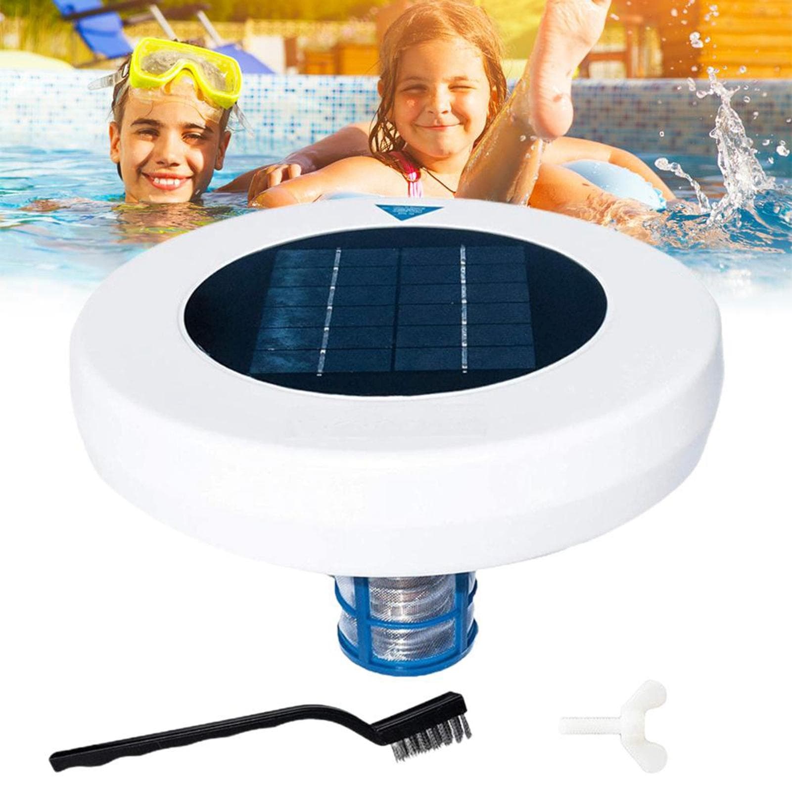 Zonne Zwembad Ionisator Koper Zilver Ioon Zwembad Zuiveraar Veiligheid Waterzuiveraar wit