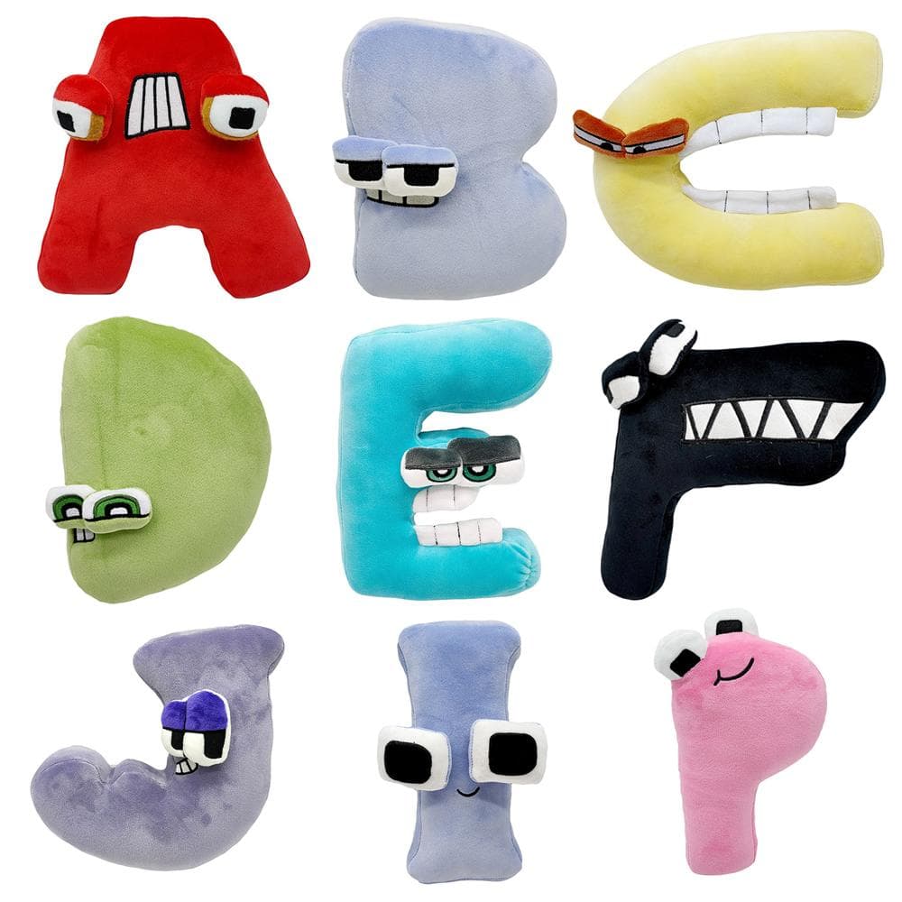 Alphabet Lore Pluche Speelgoed AZ Engelse Letter Knuffeldier Pluche Pop Speelgoed Cadeau Voor Kinderen Kinderen Educatieve Kerstcadeaus