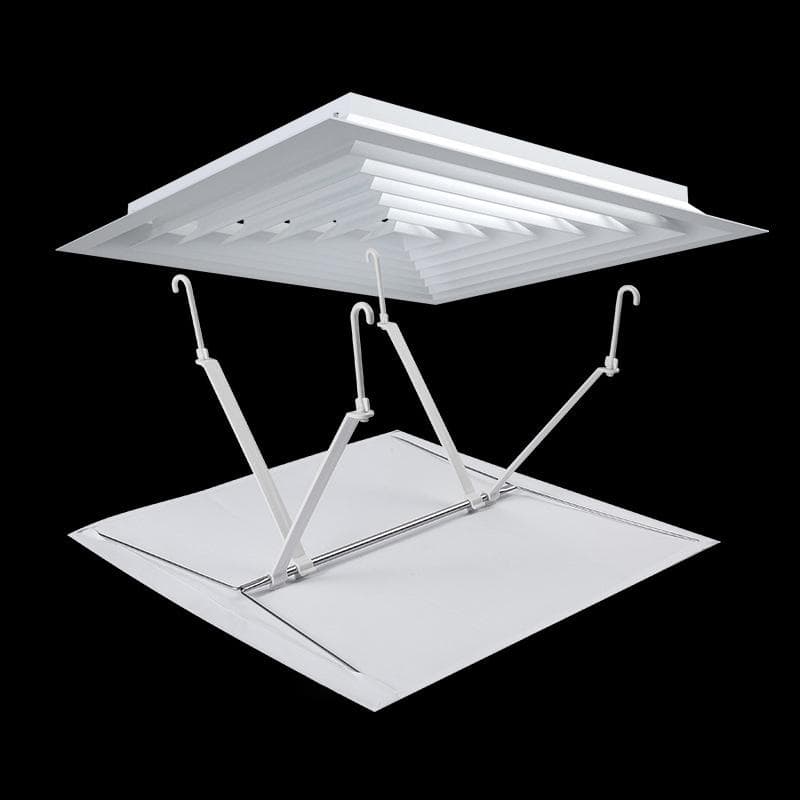 Vierkant Plafond Centrale Airconditioning Windscherm, Anti Directe Blaas Uitlaat Windscherm, Haak Uitlaat Winddeflector