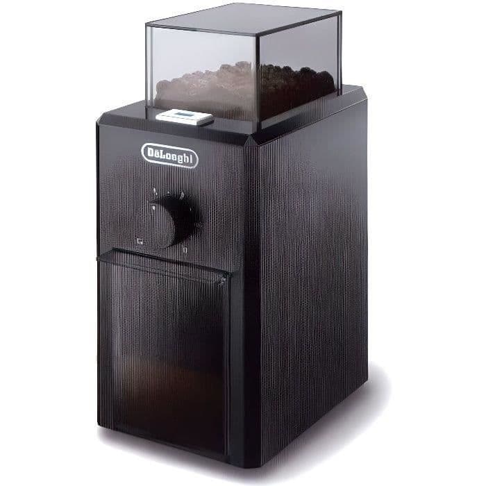 Elektrische koffiemolen - DELONGHI KG79 - Capaciteit 120g - 17 maalniveaus - Zwart