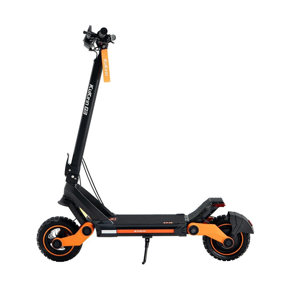 KuKirin G3 Elektrische Scooter 10 Inch Off-road 1200W Motor 52V 18Ah Lithium-accu zwart