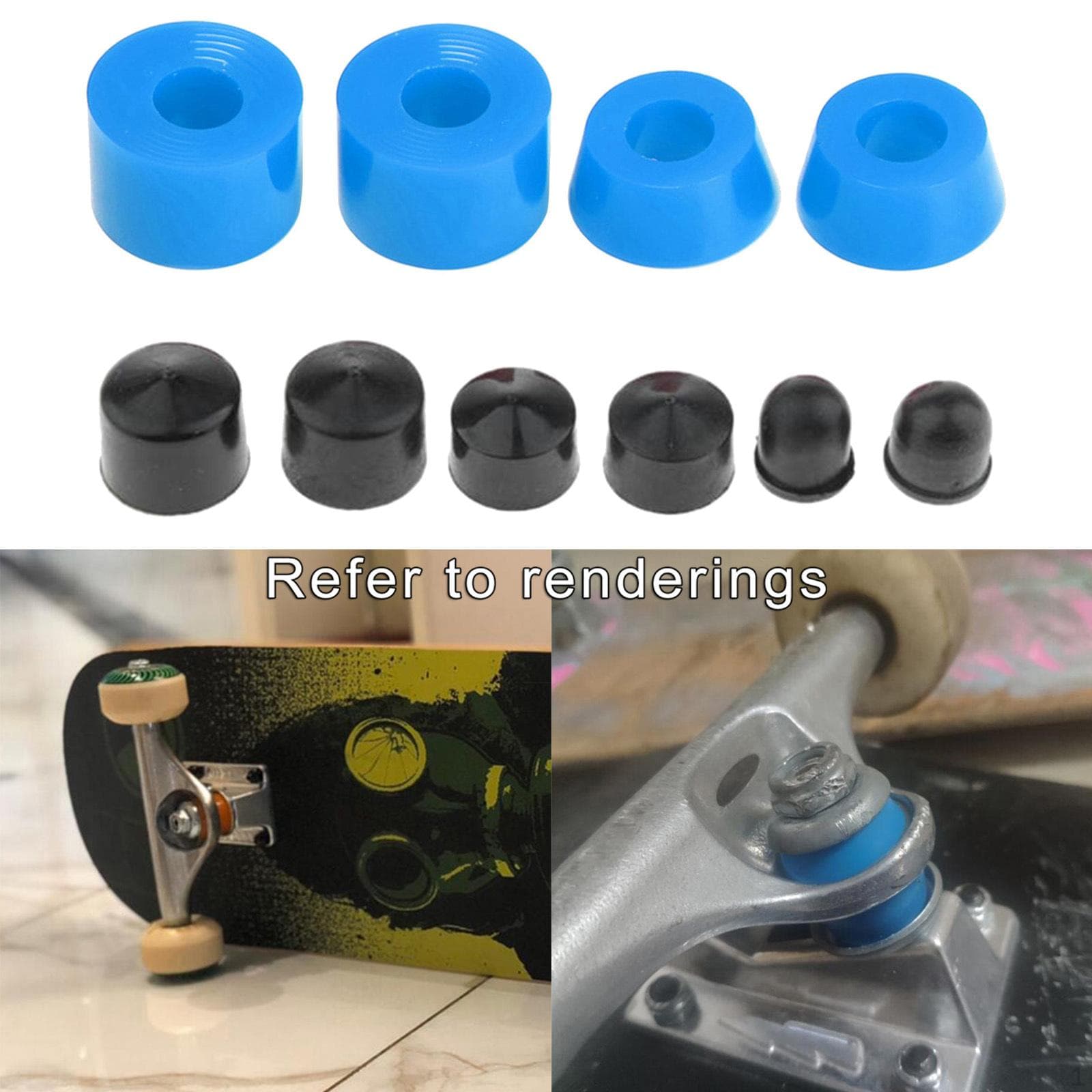 10 stuks skateboardbussen longboard truck cup washers voor trucks