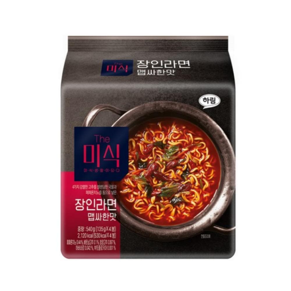 [Harim] De Mishik Jangin Ramen Pittige Smaak 135g x 4 zakken