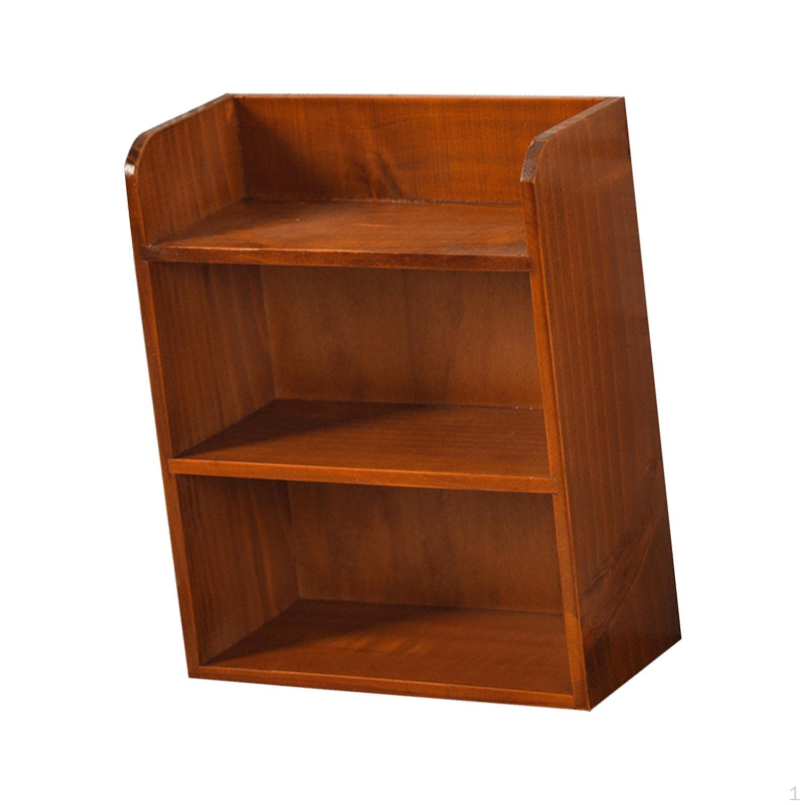 Bureau Opbergplank DIVERSE HOUT ORGANISEREN MEUBEL bruin
