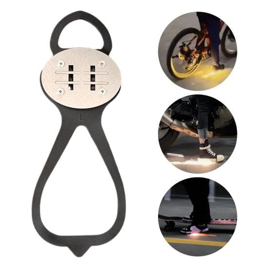 1 Set Vonkende Vuursteenblok met 2/4/6/8 Vuurstenen Buiten Skateboarden Motorfiets Fiets Voetrem Vonkende Vuursteen Grond Slijpen Schoenzool Cover cm