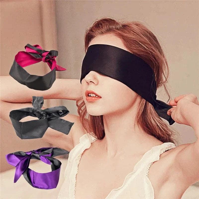 Zijden Oogmasker Savour Oogpleisters Schattige Blinddoek Zijden Lint Satijn Zijde Slaapmasker Sexy Voor Vrouwen Cadeau Verrassing Hoge Kwaliteit paars