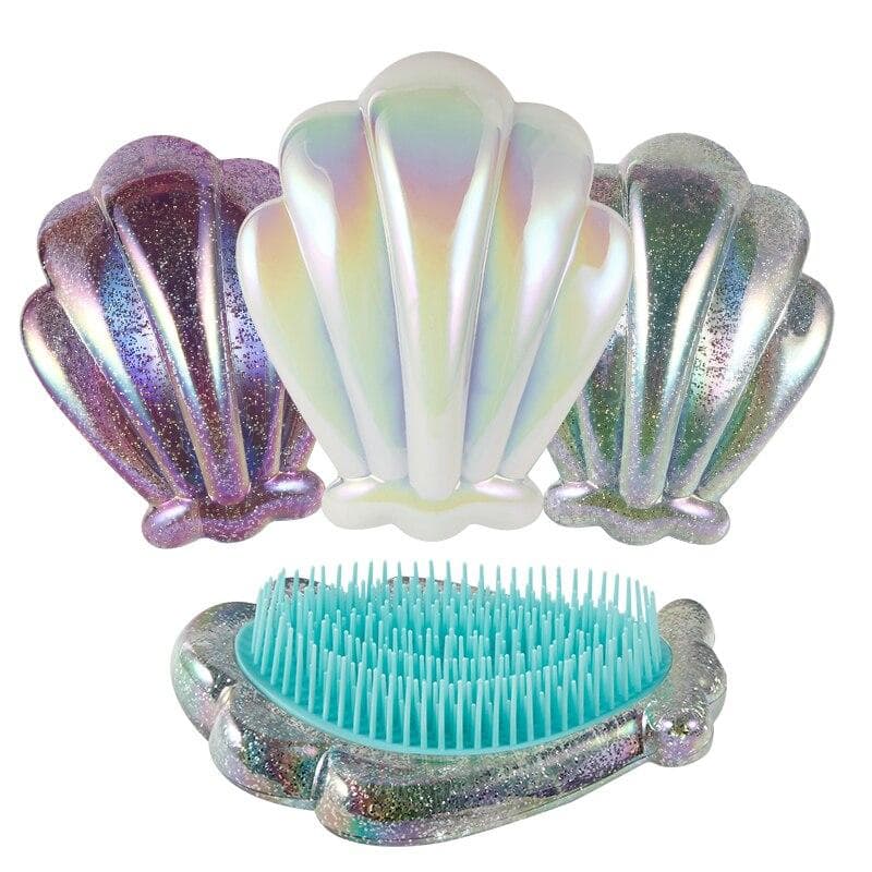 Glanzende Shell Kam Baby Haar Ontklitter Kam Schoonheid Haarverzorging Styling Tool Antistatische Haarborstel Vrouw Kapper Accessoires